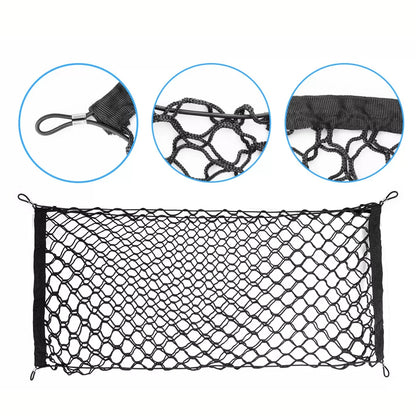 For Toyota RAV4 1995-2025 Car Rear Cargo Net Adjustable Stretch Elastic Storage Organization Net 1999 2001 2024
