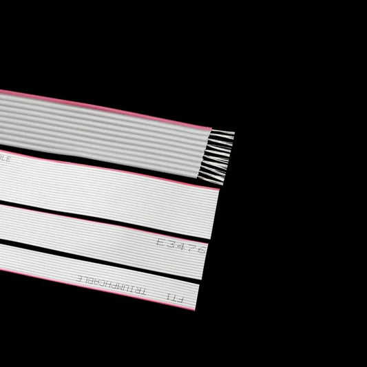 2/5M 1.27mm Flat Ribbon Cable 10 14 16 20 26 30 34 40 50 60 pins AWG 28 UL2651 300V 2.54mm IDC Connector Flat  Data Cable Wire