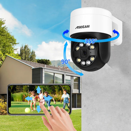 8MP 4K Face Detection Security PTZ IP Camera System Audio POE NVR Kit CCTV Humanoid Outdoor Home Video Surveillance Xmeye
