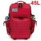 QT&QY 25L GYM Tactical Backpacks for Men  Survival Laser Cut Molle Daypack Small Bug Out Bag Gym Rucksack with Dual Cup Holders