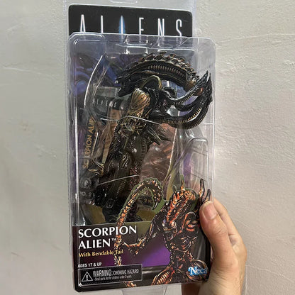 NECA Aliens Scorpion Figure 7inch 13th Lineup Aliens VS Predator Snake Alien Sgt PVC Action Figure Collectible Model Toy Gifts