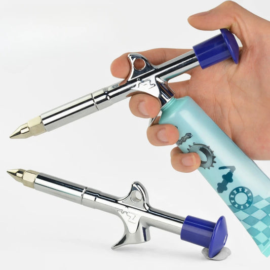 Cycling Aluminum Alloy Grease Gun Mini Nozzle Syringe Bicycle Accessories Upkeep Chain Injector Cycling Supplies Oiling