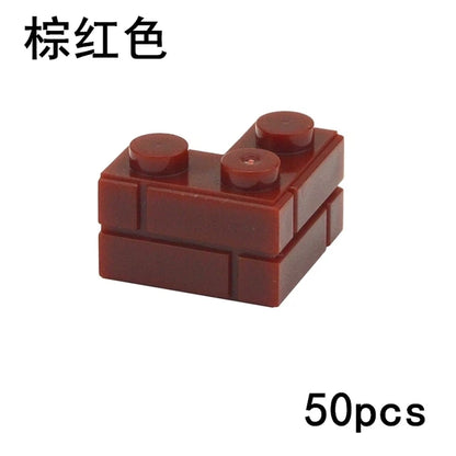 DIY Wall Bricks 1x4 1x3 1x2 Dots Thick Building Block Educational Creative House Contruction Toys Compatible With 15533 For Kids