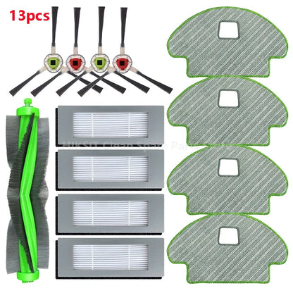 Main Brush Side Brush Hepa Filter Mop Cloth Accessories For iRobot Roomba Combo 111 / 113 R113840 Robot Vacuum Cleaner Parts