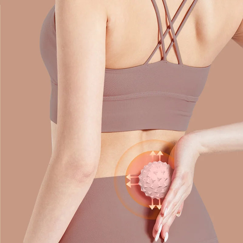 Durable TPE Massage Ball Local Body Muscle Relaxation Fascia Relief Plantar Fasciitis Exercise Fitness Relieve Pain 4.5cm Balls