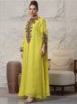 Muslim Abaya for Women Party Dresses Embroidery Long Robe Eid Ramadan Dubai Abayas Kaftan Arab Jalabiya Modest Vestidos Morocco