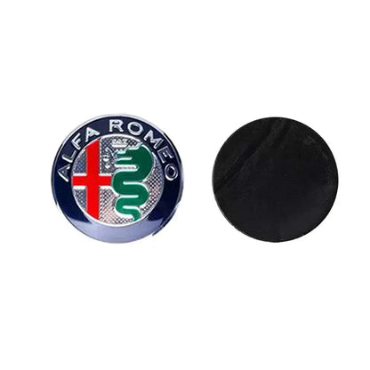 75mm Car Front Hood Rear Emblem Styling for Alfa Romeo Sportiva 156 Stelvio Giulia Giulietta Trunk Badge Sticker Logo Accessorie