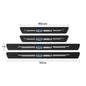Car Door Threshold Scuff Plate For Geely Atlas Coolray Emgrand EC7 EC8 X7 EX7 CK2 CK3 GL GS Carbon Fiber Trunk Bumper Stickers