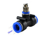 10 Sets Adjustable Copper Misting Nozzle Universal Spray Sprinkler With 8mm Tee Connector for Watering Irrigation Cooling