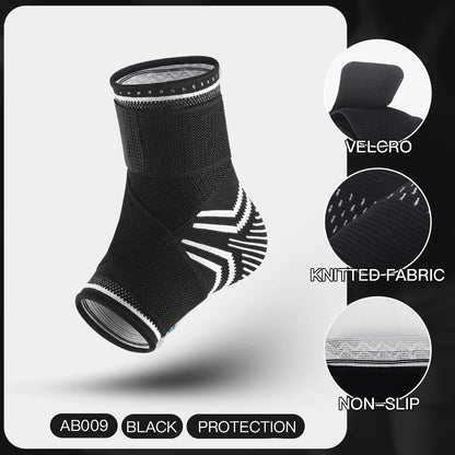 Ankle Brace Adjustable Ankle Support Protection Elastic Compression Brace Guard Support Running Bandage Ankle Wrap