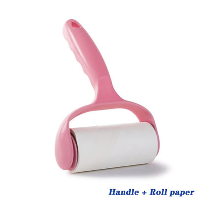 Tearable Roll Paper Sticky Roller Dust Wiper Safe Stash Storage Sight Secret Replaceable Cleaning Brush Tool