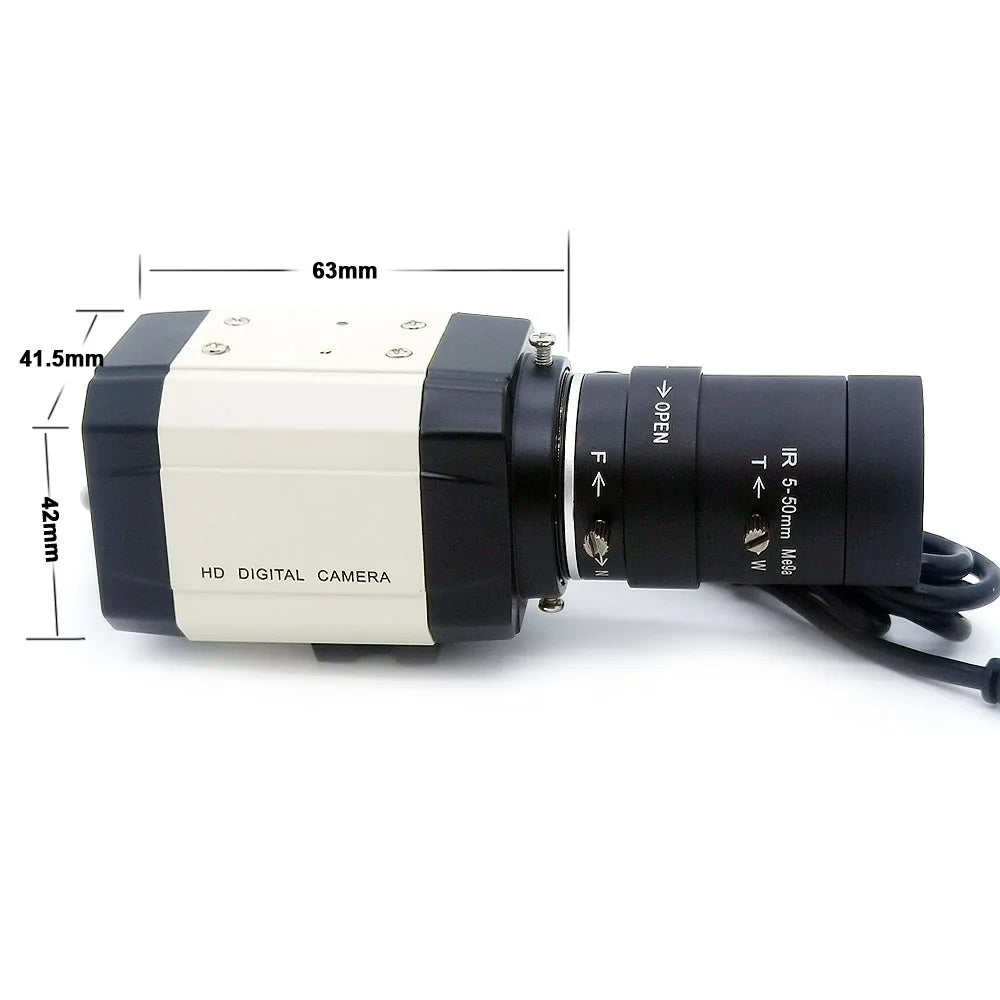 4MP 30fps 2560x1440 High Speed UVC USB Webcam 5-50mm / 2.8-12mm Varifocal  Zoom Lens option 720P USB 1280*720 USB Camera