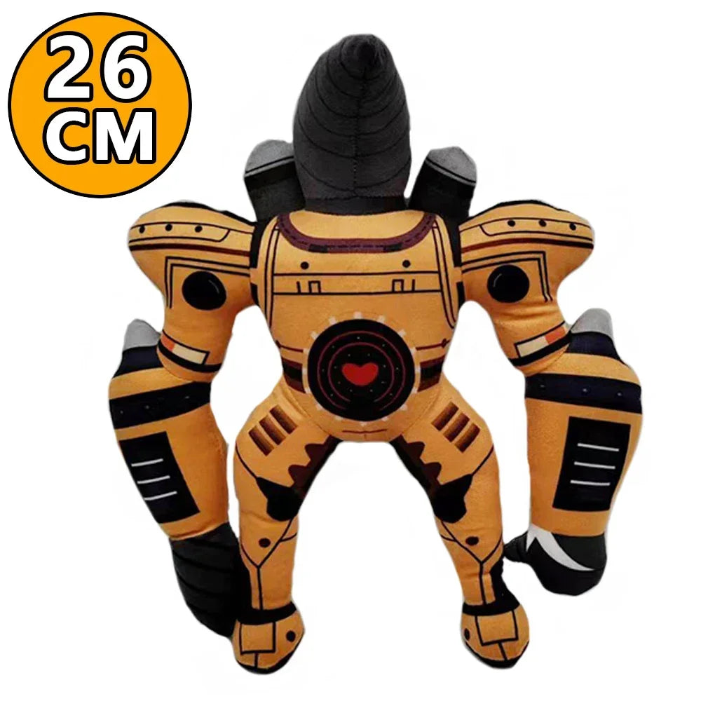 68style Skibidi Toilet Plush Stuffed Doll Toys Collectible Gifts for Kids Fans Adults Birthday Bosses Funny Anime Game F