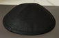 Custom Linen Kippot Black Dome Kippahs Embroidery Name Wedding Kippot, Jewish Yarmulkes Brit Mila with Metal Hair Clip100pcs/lot