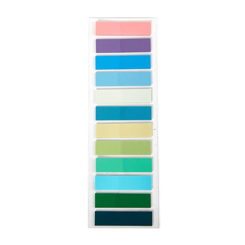 100/160/PCS Reading Aid Highlight Sticker Transparent Fluorescent Index Tabs Flags Sticky Note Stationery School Office Supplies