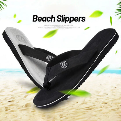 Flip-Flops For Men 2024 Summer Anti-Skid Breathable Home Outdoor Comfortable Slippers Daily Casual Men Flip-Flops Beach Slippers