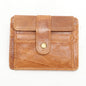 WESTAL Men's Purse Leather for Coin Wallets Vintage Credit Card Holders Hasp Business Cards for Men Photo Wallets Coin Purses