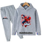 Spiderman Boys Sweater Set Spring and Autumn New Pullovers Children's Boys Big Children's All-match Two-Piece Suit