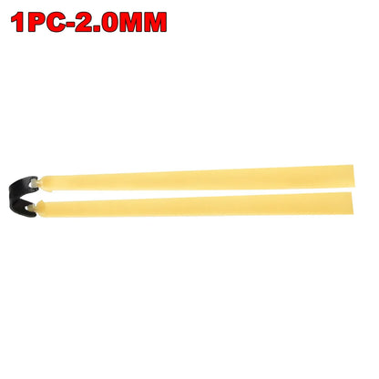 Slingshot Rubber Band 1.5/2.0mm High Quickly 1-5PCS Hunting Powerful Flat Elasticity Outdoor Catapult Shooting Accessories