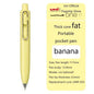 UNI Ball One P Small Thick Core Small Fat Pen Small Fat Second Generation Neutral Pen Fat Dudu Marble Quick Drying Waterproof