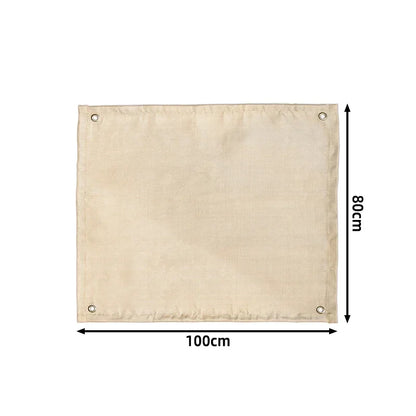 Barbecue Pad Fire Blanket Camping Fireproof Cloth Fire Pit Mat Picnic BBQ Pad High Temperature Anti-Scald Flame Retardant Rug