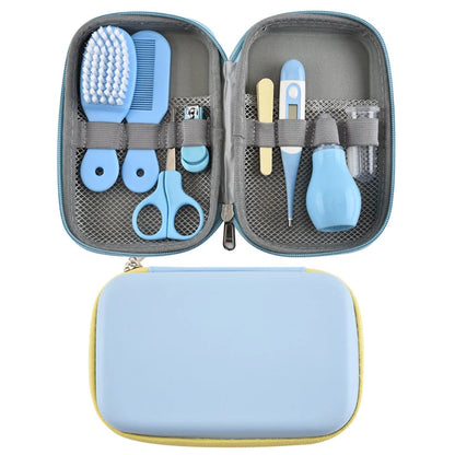 13pcs Multifunctional Baby Nail Clippers 8 8-piece Comb Nose Inhaler EVA Package Care Set  Coisas Para Bebê