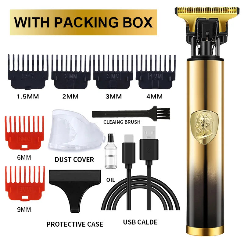 T9 Professional Hair Cutting Machine Wireless Electric Hair Trimmer Digital Display Hair Clipper Men Beard Shaver Barber For Men