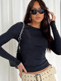 Good Quality T Shirt Korean Style Slim T-shirts 2024 Sexy Tshirts Cotton Long Sleeve Summer Casual Women Tops Tee Shirt Femme
