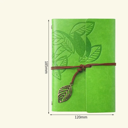1pcs Retro Notebook Leather Travellers Notebook Daily Loose Leaf Binder Notebook Kraft Paper