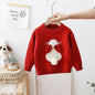 Girls Sweaters Autumn Winter Children Knitted Sweatshirts For Baby 7 Years Clothes Kids Woolen Pullover Sweater Tops Outerwear