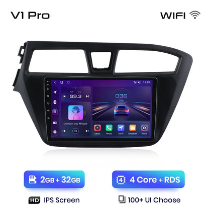 Junsun V1 Carplay Android Radio for Hyundai I20 2014 2015 -2018 2019 AI Voice 4G Car Multimedia Navigation GPS 2din autoradio