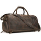 Vintage Men Genuine Leather Travel Bag Travel Tote Big Weekend Bag Man Cowskin Duffle Bag Hand Luggage Male Handbags Large 60cm
