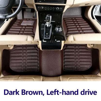 Car Floor Mat For Toyota RAV4 XA30 2006 2007 2008 2009 2010 2011 2012 Leather Pad Foot Carpet Left Hand Driver Cover Accessories