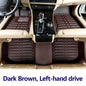 Car Floor Mat For Toyota RAV4 XA30 2006 2007 2008 2009 2010 2011 2012 Leather Pad Foot Carpet Left Hand Driver Cover Accessories