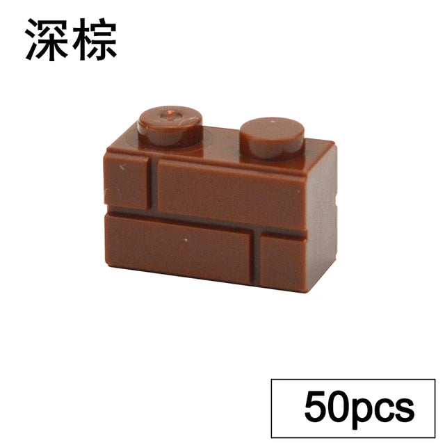 DIY Wall Bricks 1x4 1x3 1x2 Dots Thick Building Block Educational Creative House Contruction Toys Compatible With 15533 For Kids