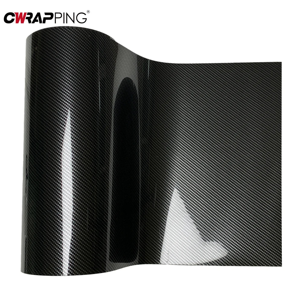 9D Carbon Fiber Vinyl Film High Glossy Car Sticker Film Cover Motorcycle Sticker Vinyl  Wrap Accessories for Vehicles Adhesive