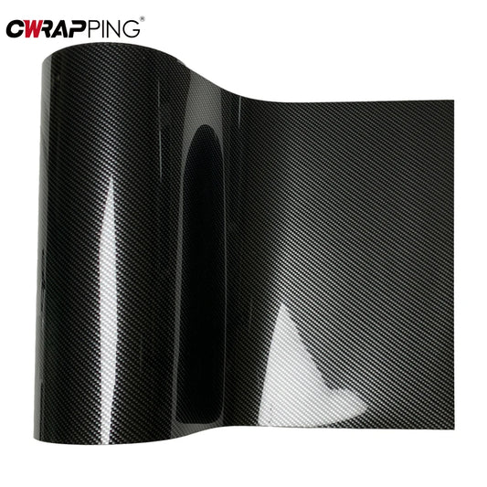 9D Carbon Fiber Vinyl Film High Glossy Car Sticker Film Cover Motorcycle Sticker Vinyl  Wrap Accessories for Vehicles Adhesive