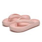 Men'S Platform Flip Flops Summer Soft Sole Eva Slippers For Men Outdoor Casual Beach Shoes Home Non-Slip Bathroom Slides Shoes
