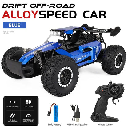 2024 New RC Car 1:16 2.4Gh Model With LED Lights 2WD Off-road Remote Control Climbing Vehicle Outdoor Cars Drift Toys Boys Gifts