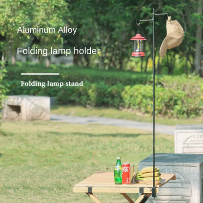 TARKA Tabletop Lantern Stand Camping Lantern Hangers Tourist Light Shelf Lighting Brackets Hanging Lantern Holder Outdoor Tools