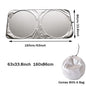 Car Windshield Cover Front Window Sun Visor Interior Protection Screen Shield Blocker Foldable Reflector