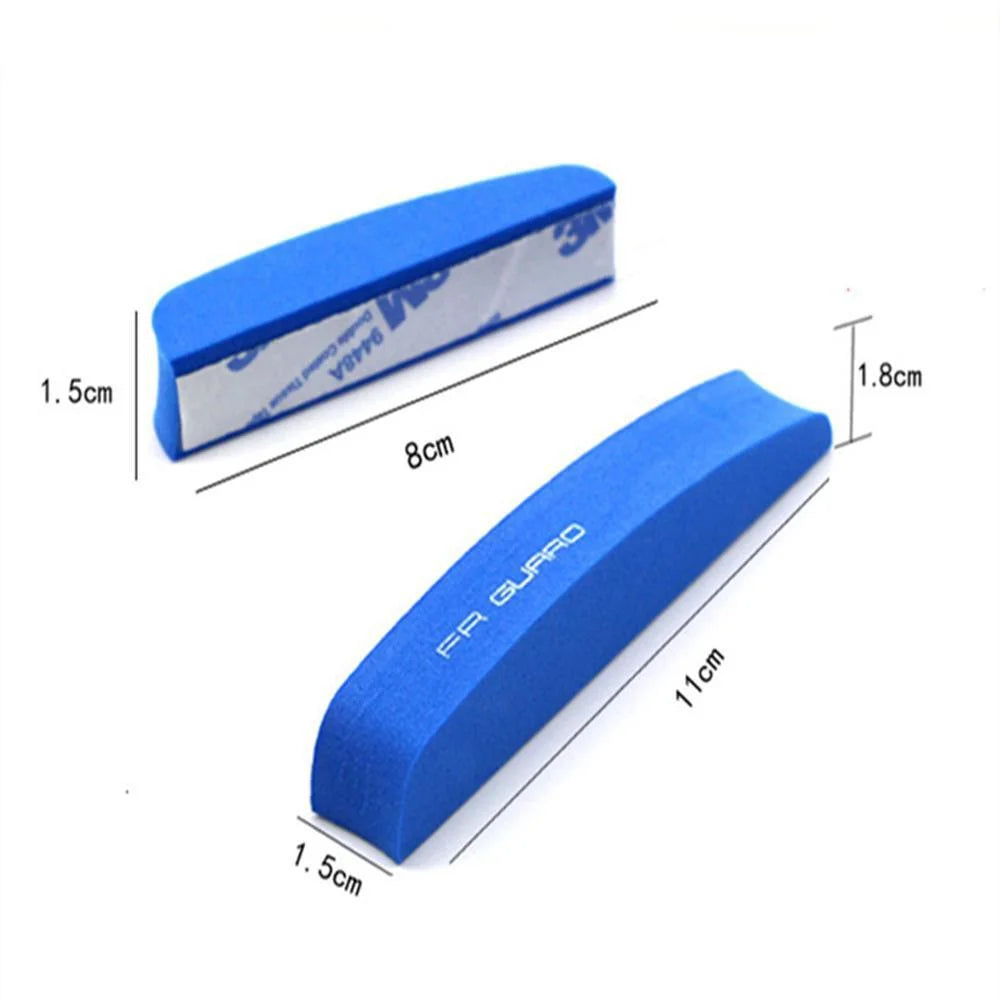 4Pcs Auto Door Edge Protection Car Decoration 4Pcs Car Door Protector Guard Strip Scratch Protector Car Rubber Bumper Stickers