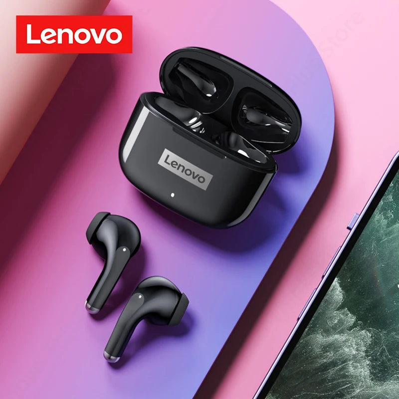 Original Lenovo LP40 Pro Earphones Wireless Bluetooth 5.1 Sport Noise Reduction Headphones Touch Control 250mAH 2022 New Lp40pro