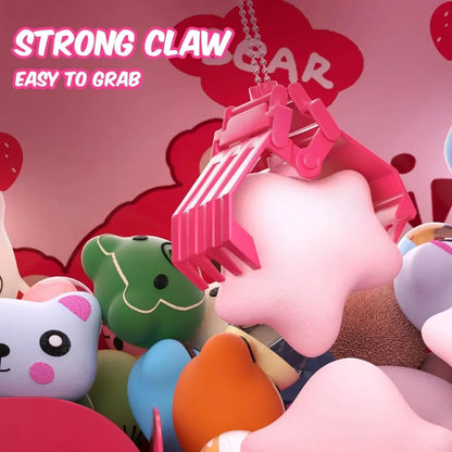 Claw Game Machine,Unicorns Claw Machine for Kids,Mini Vending Machine with LED&Music,Rechargable Claw Arcade Games Toys for Gift