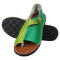 Multicolored Sandals Female Shoe Strappy Heels Large Size Slip-on Loafers Summer Women's Girls Big Comfort Closed Elastic Band