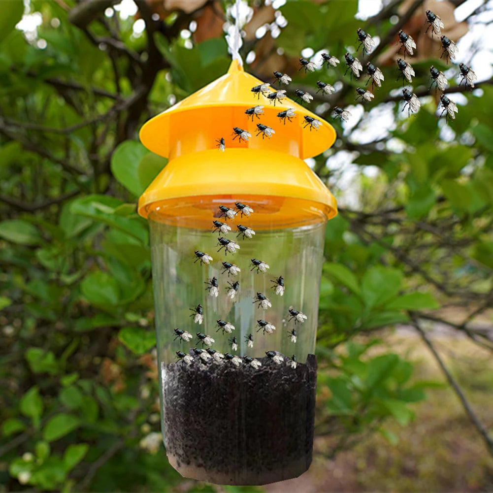 Hanging Fly Trap Disposable Fly Catcher Bag Mosquito Killer Flycatcher Insect Bug Killer Flies Trap For Outdoor Garden Orchards