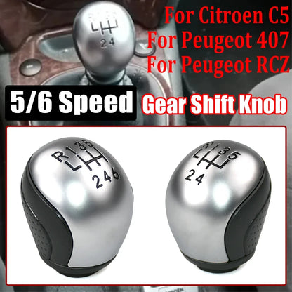 6 speed 5 Speed 2403X3 Gear Shift Only Knob For CITROEN C5 2001-2008 Shifter Handle car parts