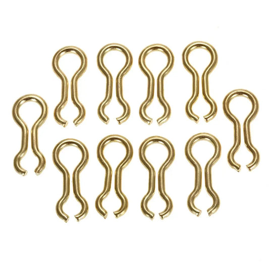 100pcs Fishing Snaps Connector Accessories Fishing Swivels Fast Link Mould Lead Loop Inserts Sinker Eyes Clip Tackle