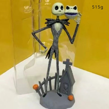 Disney The Nightmare Before Christmas Anime Figure Jack Skellington Model Desktop ornaments Halloween Room Decoration Toy Gifts
