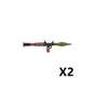 WW2 German Weapon Building Block 98K Two-color Gun US M1911 Soviet RPG Military Soldier Figure Accessories Rifle Pistol Toy C349